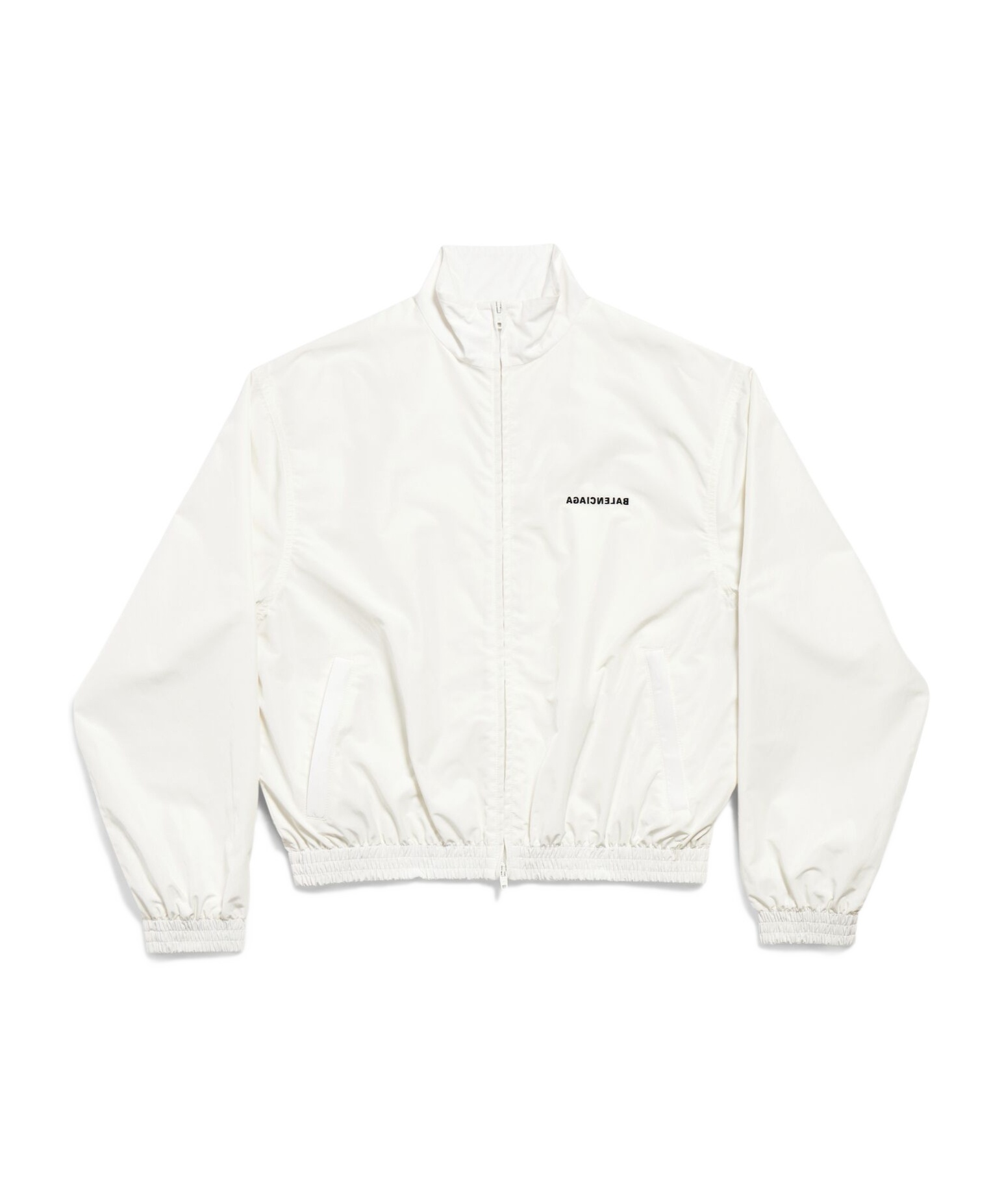 Balenciaga Mirror Regular Tracksuit Jacket In White