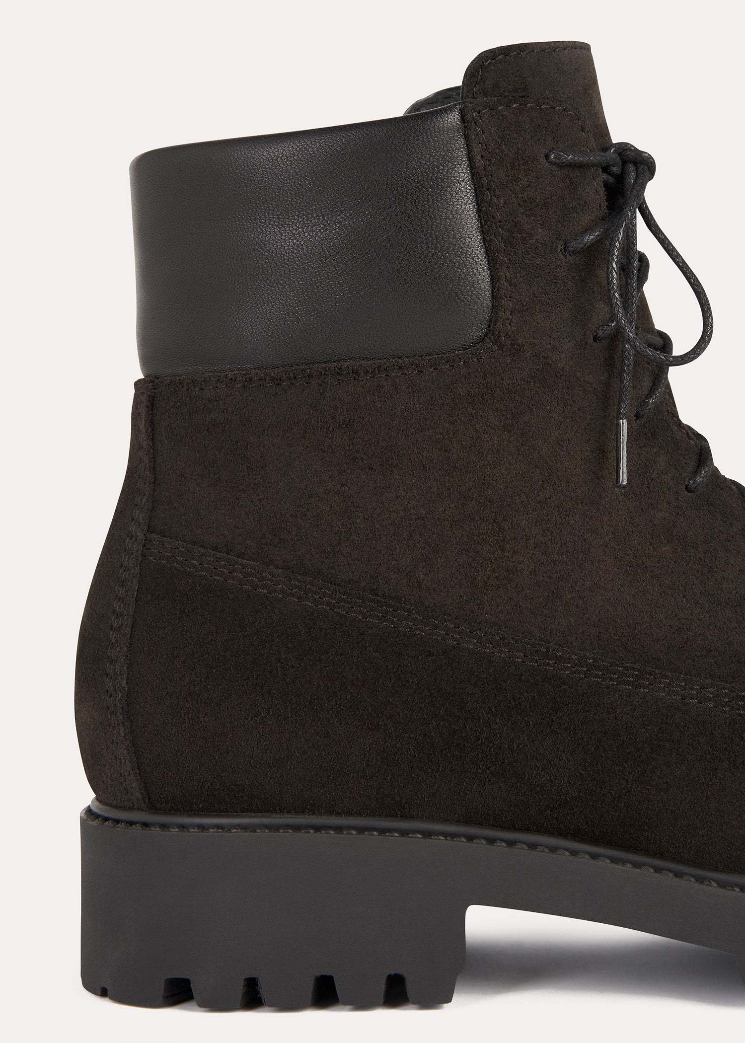 Totême Round-headed Short Boots In Black