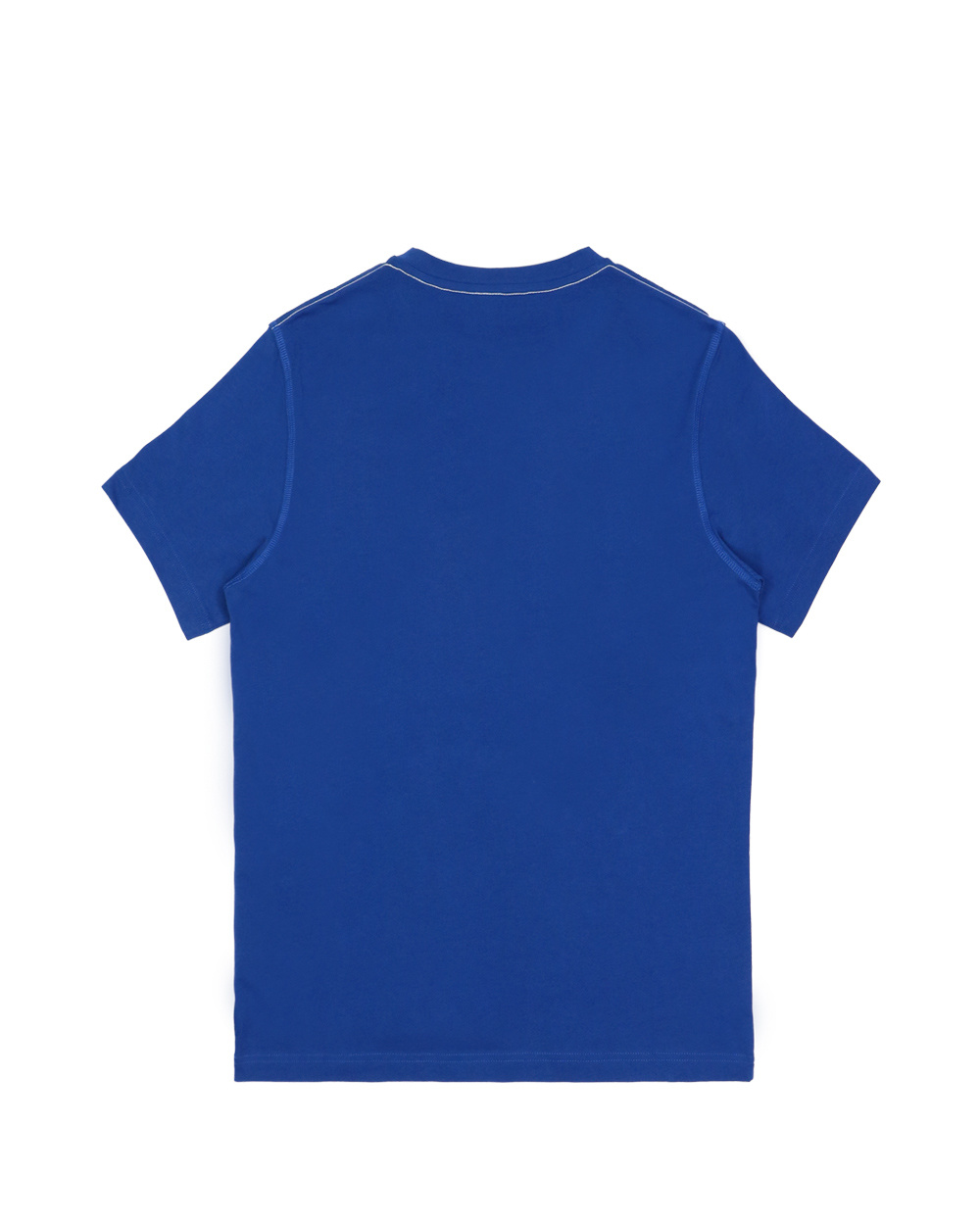 Ea7 Logo Printed T-shirt In Blue