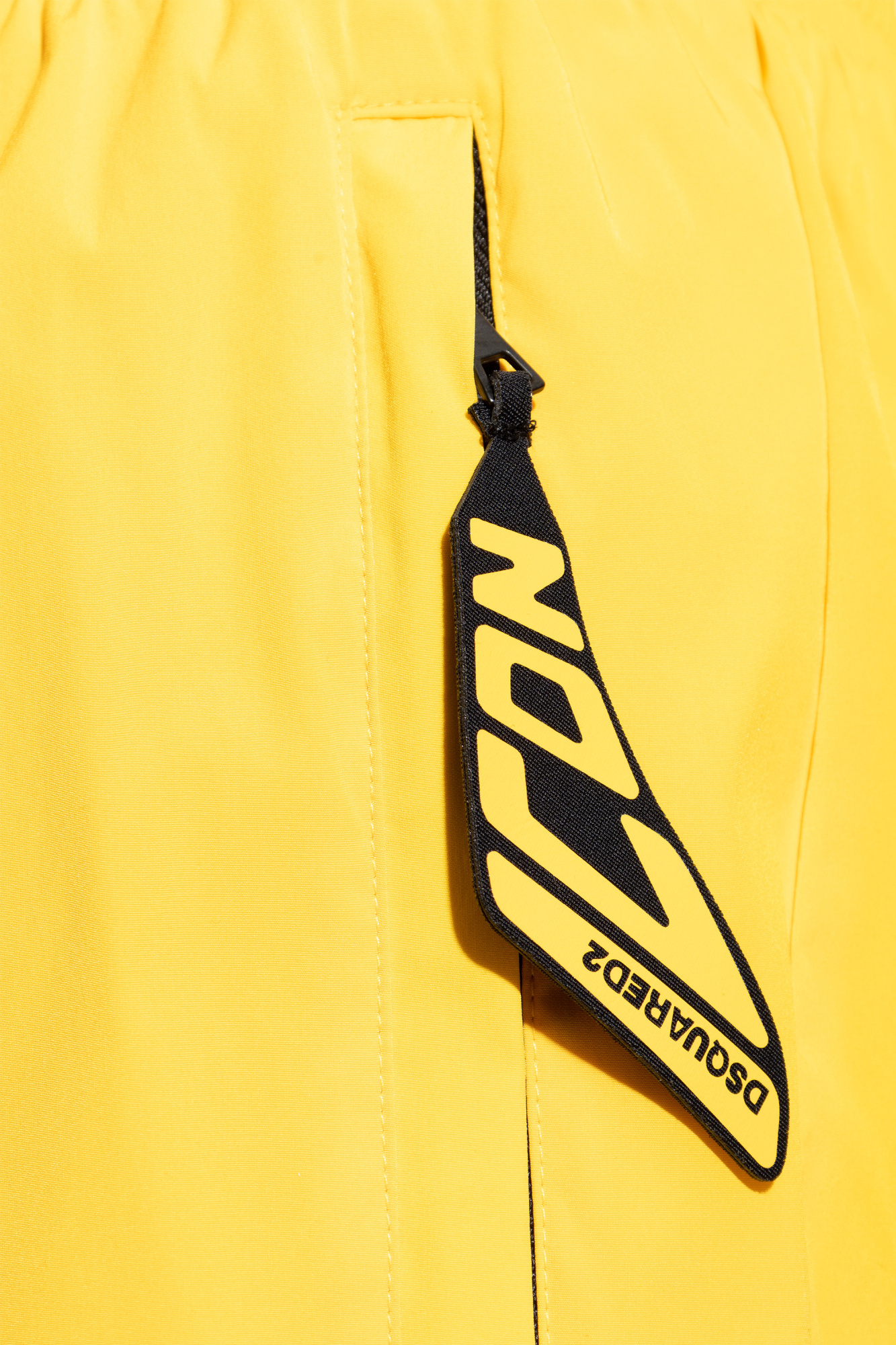 Dsquared2 Drawstring Swimming Trunks In Yellow