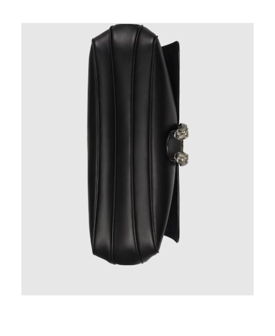Gucci Dionysus Leather Messenger Bag In Black