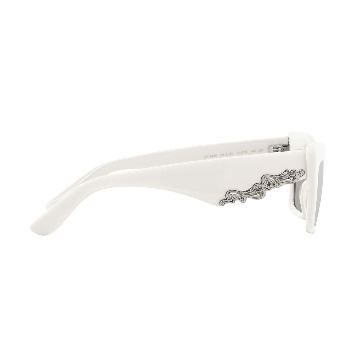 Dolce & Gabbana Cat's Eye Frame Sunglasses In White