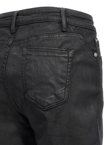 Rick Owens Drkshdw Bias Bootcut Jeans In Black