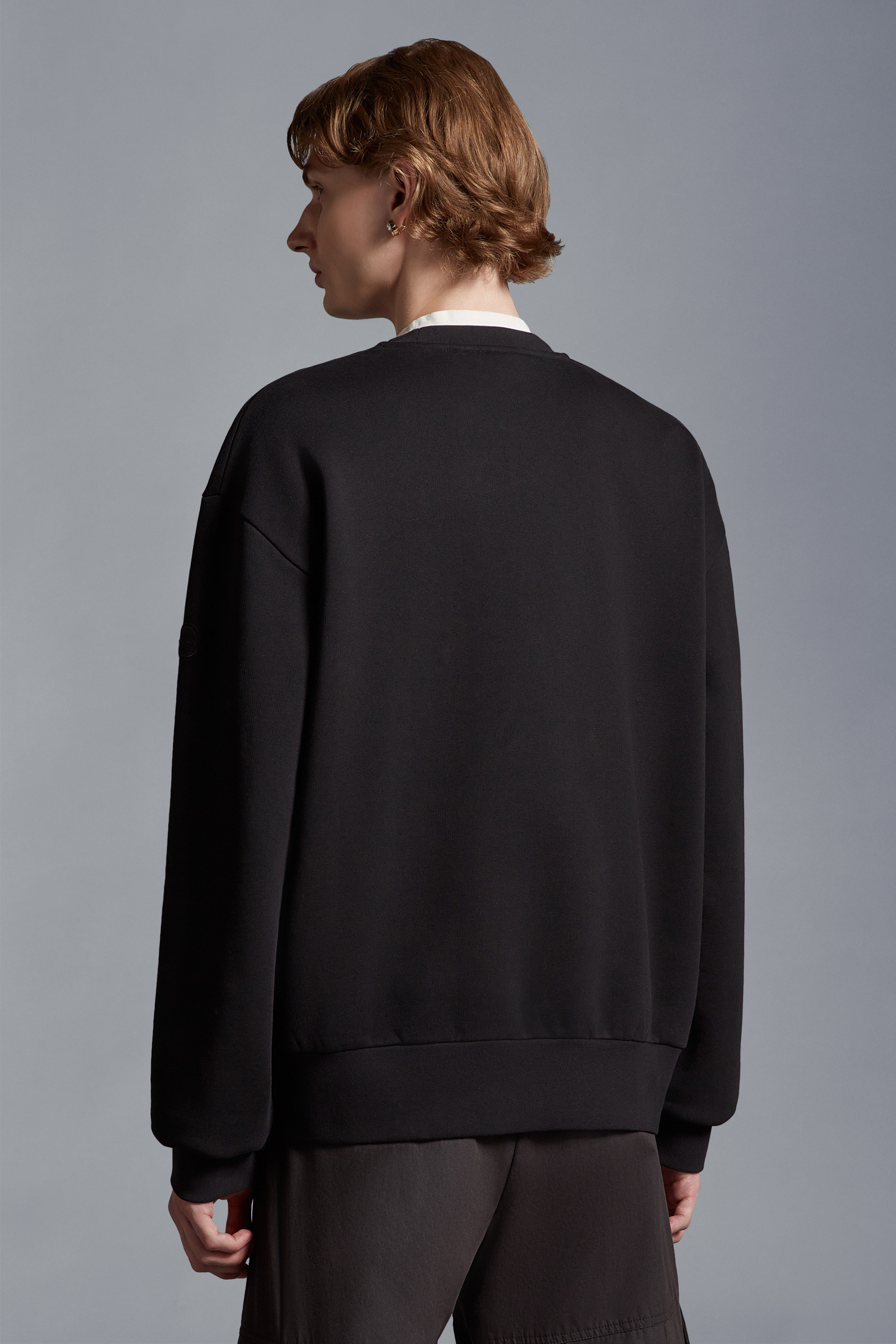Moncler Men's Logoed Sweatshirt In Black