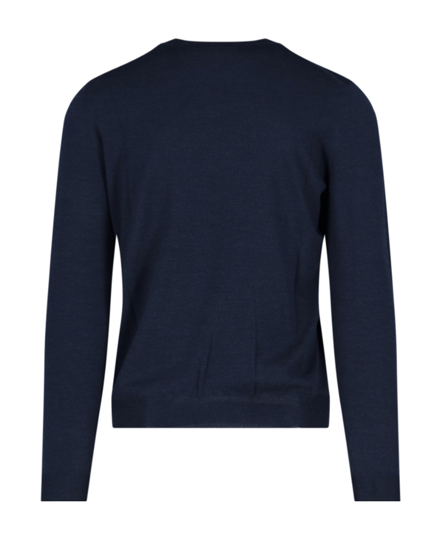 Zanone Crew-neck Long-sleeve Jumper In Black