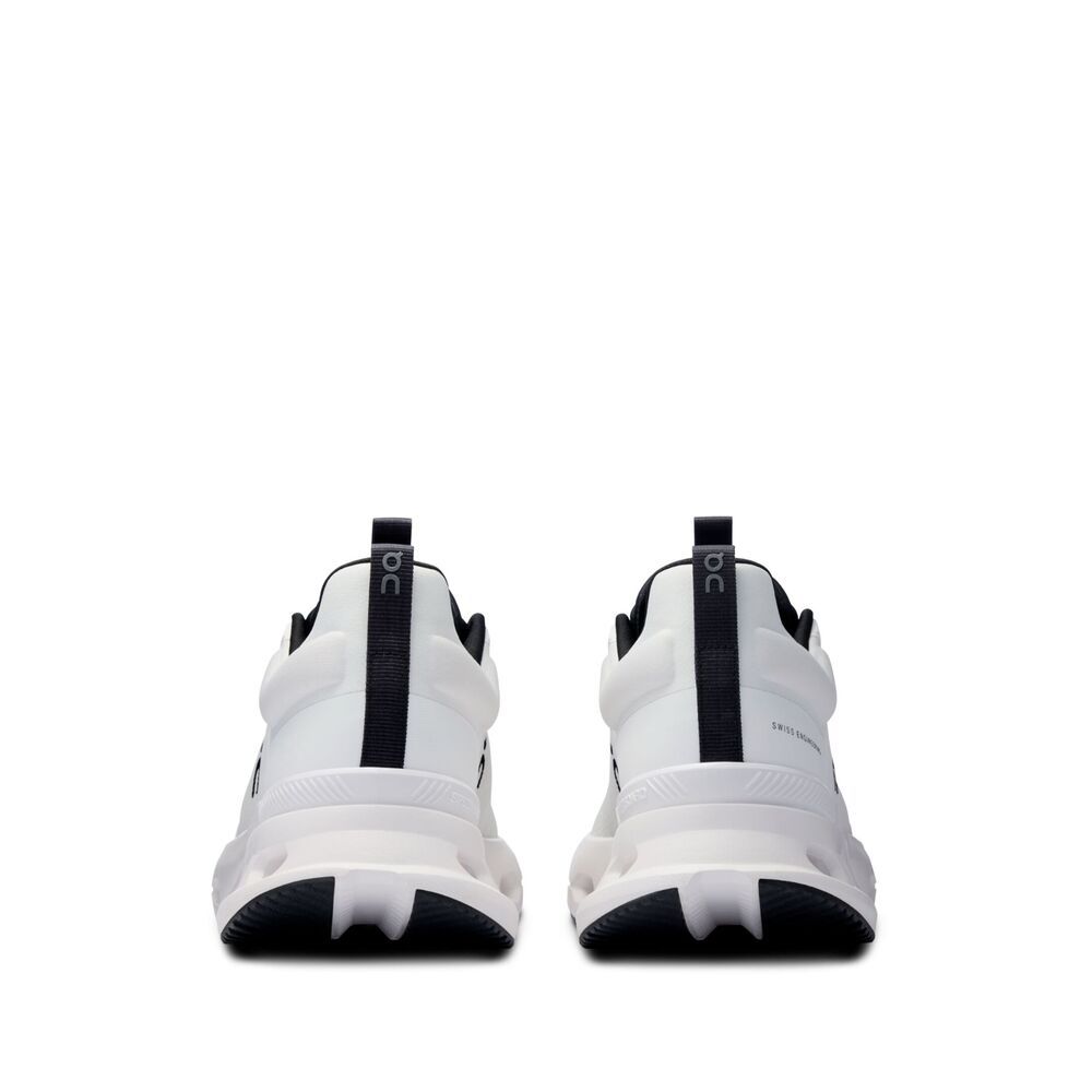 On Running Lace-up Low-cut Sneakers In White