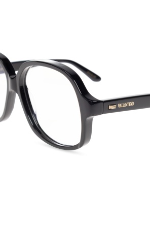 Valentino Logo Frame In White
