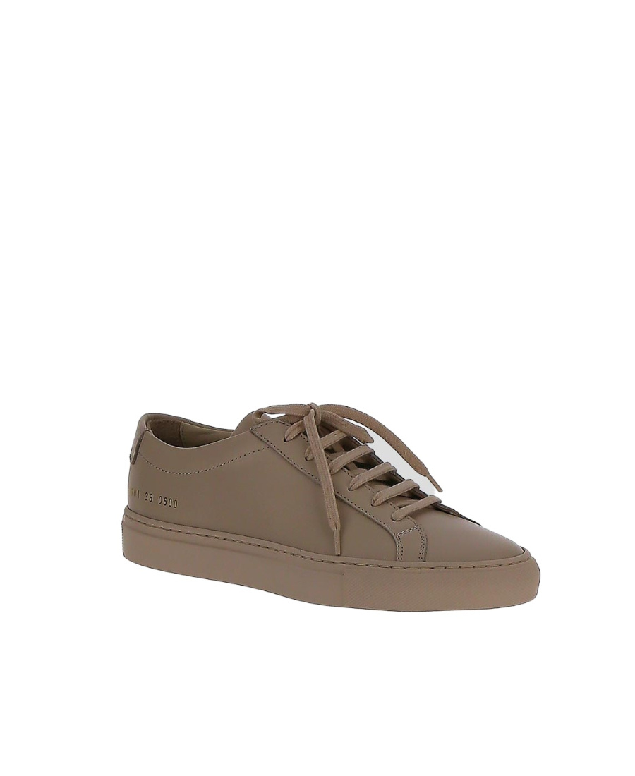 Common Projects Side Print-detail Sneakers In Brown