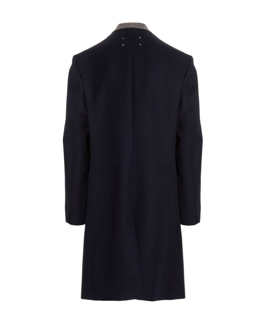 Maison Margiela Men's Wool Coat In Black