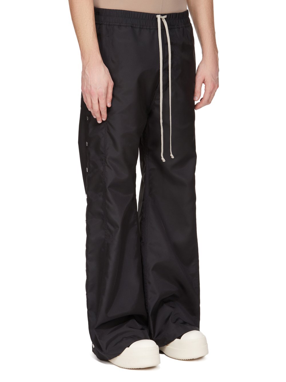 Rick Owens Drkshdw Drawstring Elastic Waist Casual Pants In Black