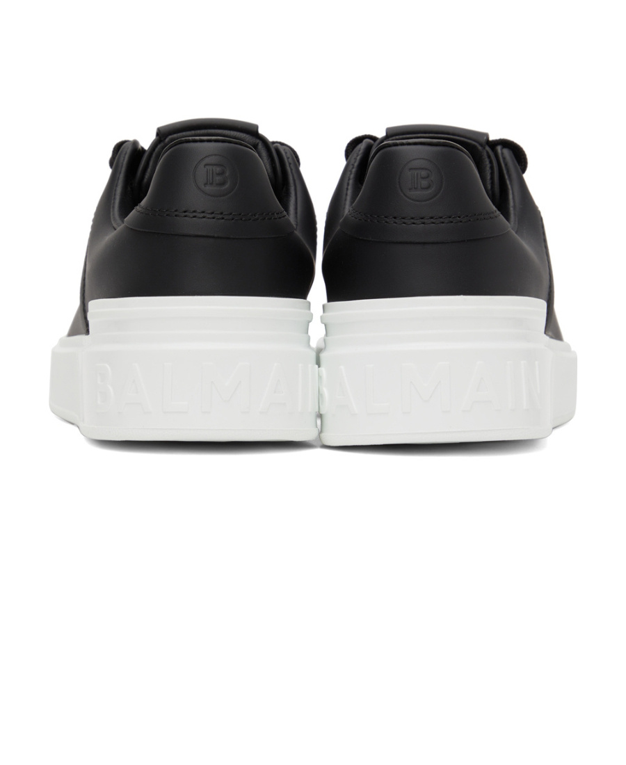 BALMAIN B-COURT TRAINERS IN CALFSKIN