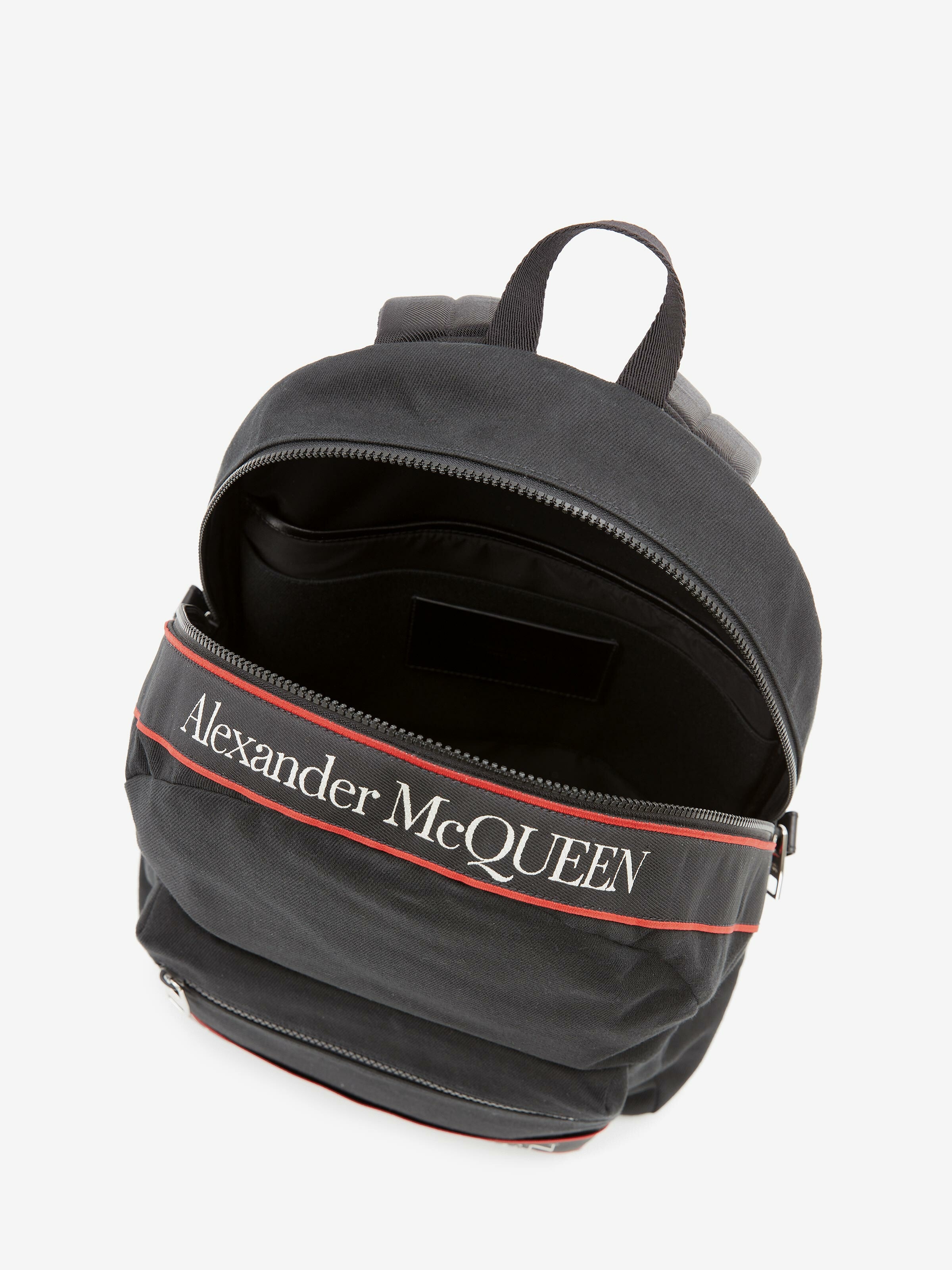 Alexander Mcqueen Metropolitan Selvedge Duffle Bag In Black