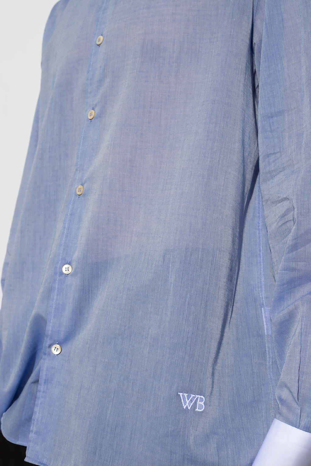 Wales Bonner Monogram-embroidered Shirt