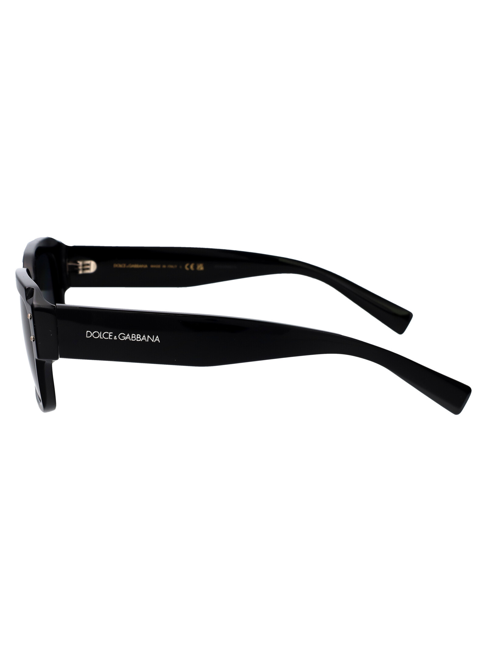 Dolce & Gabbana Black Acetate Sunglasses In Black
