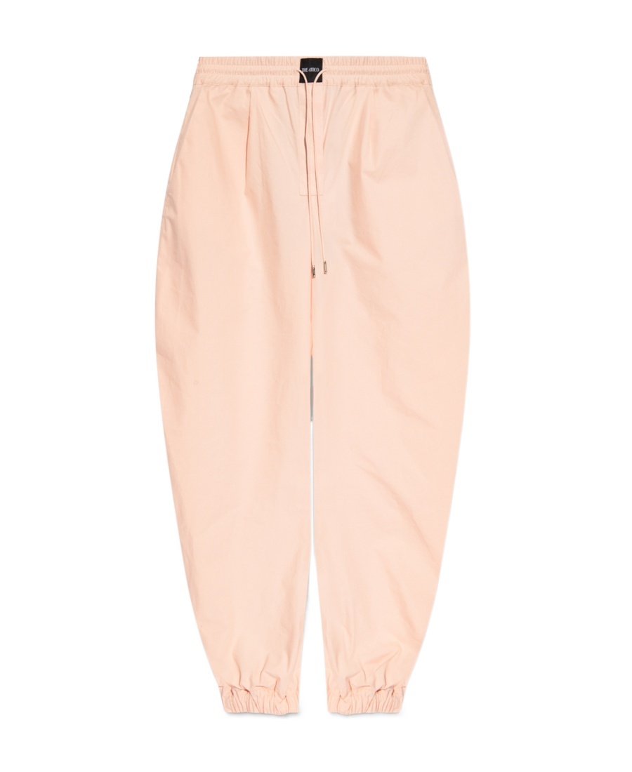 ATTICO THE ATTICO LOGO PATCH DRAWSTRING TRACK TROUSERS