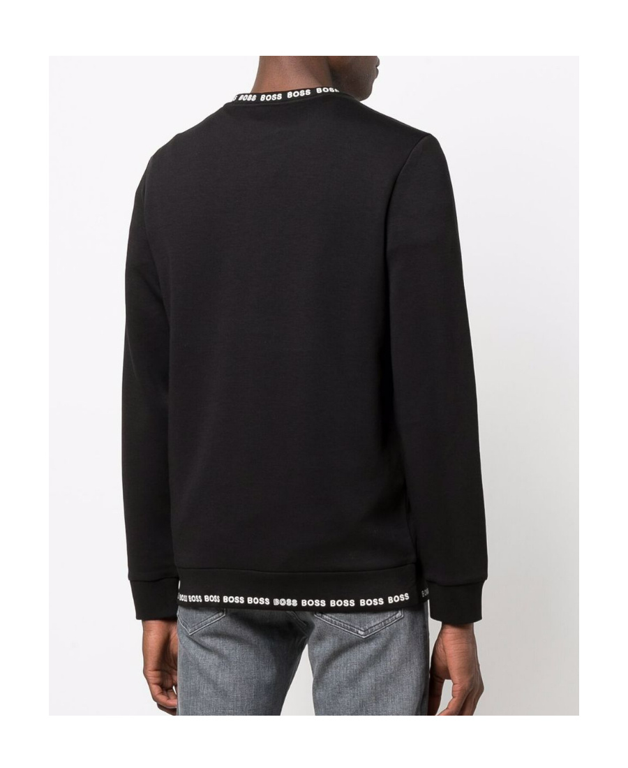 HUGO BOSS LOGO-TRIMMED SWEATSHIRT