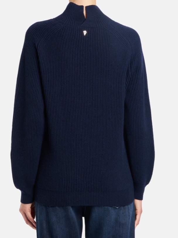 Dondup Turtleneck Sweater In Blue
