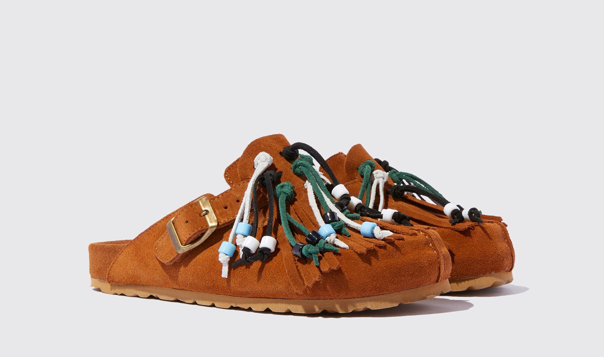 Scarosso Muller Shoes With Round Head In Brown
