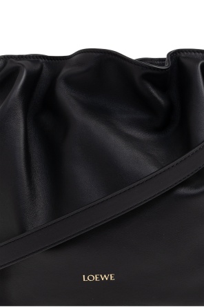 Loewe Medium Flamenco Clutch In Nappa Calfskin In Black