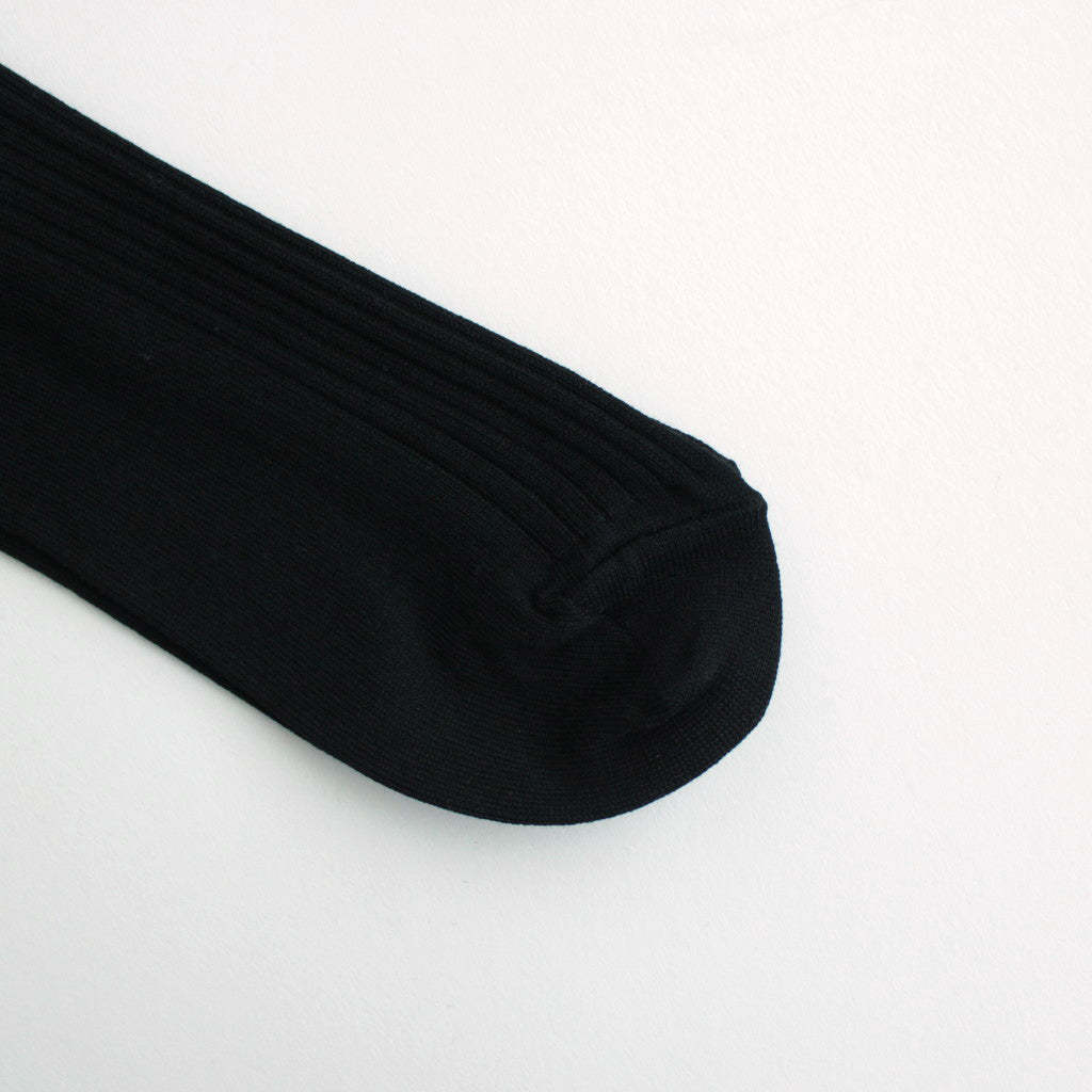 Auralee Rib Socks In Black