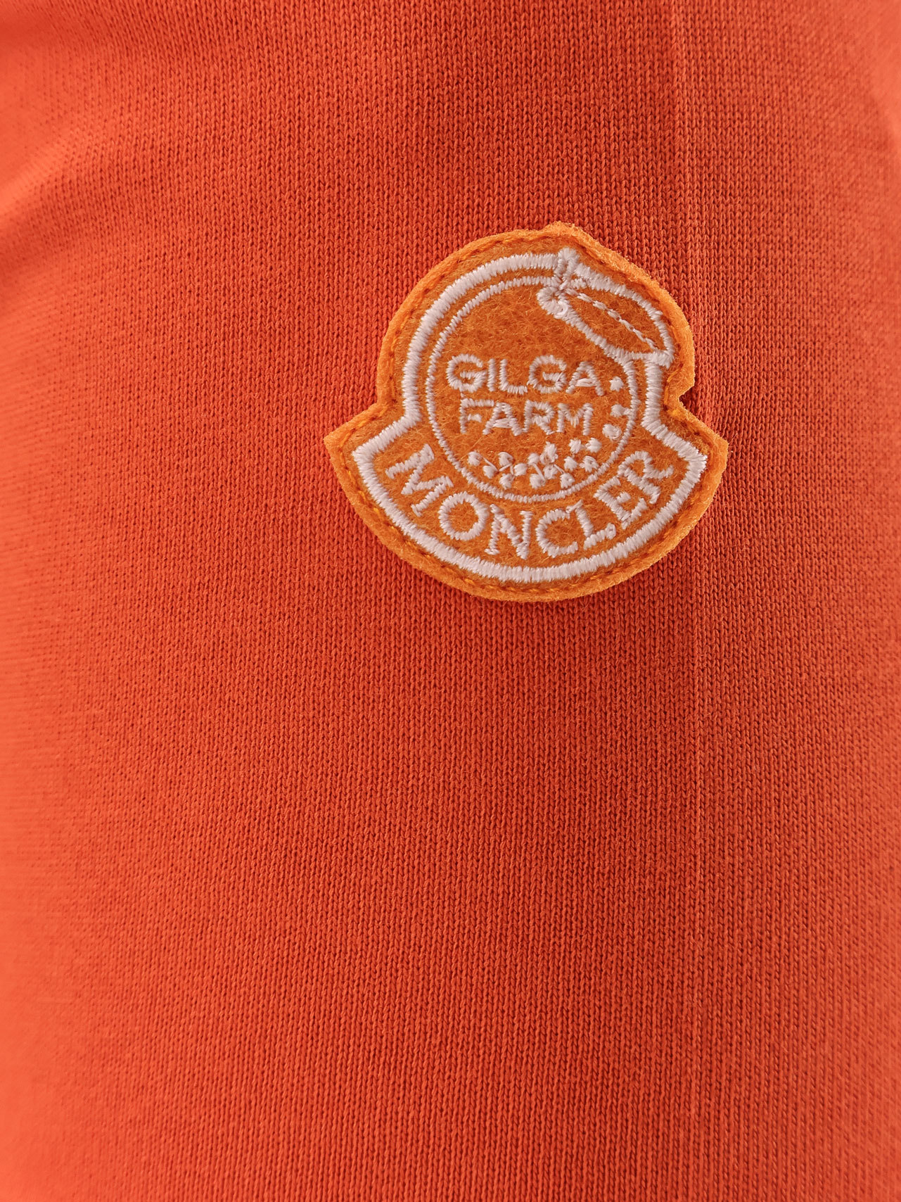 Moncler X Gilga Farm By Donald Glover Cartoon-style T-shirt In Orange