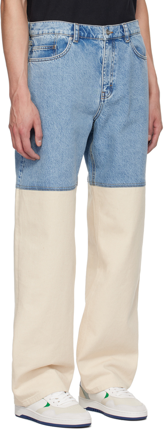 Axel Arigato Blue Vault Jeans In Nude