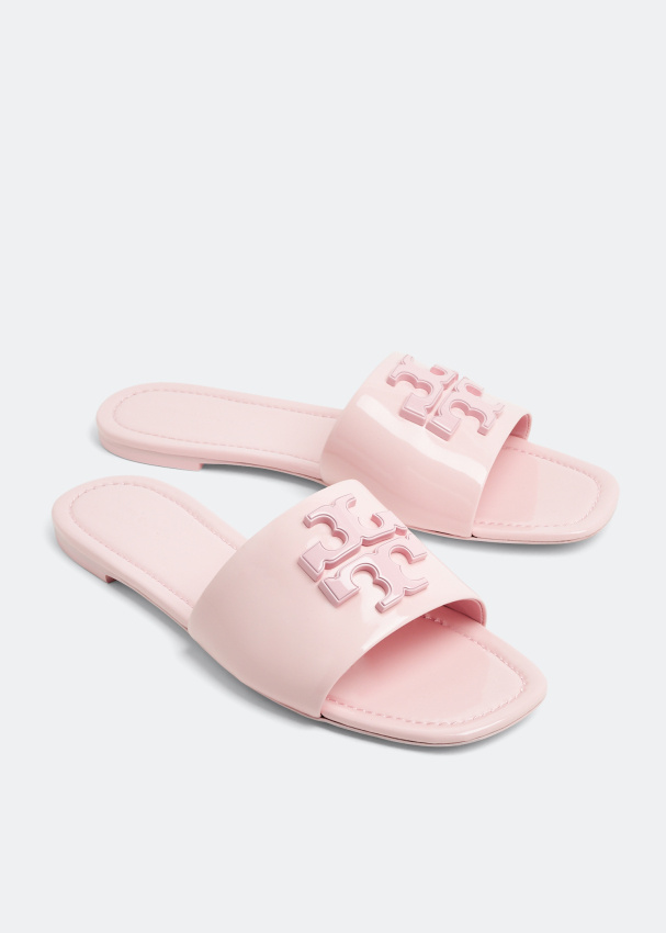 TORY BURCH ELEANOR PATENT LEATHER SLIDES