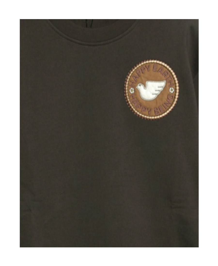 Mcq By Alexander Mcqueen Logo Round Neck Hoodie In Black