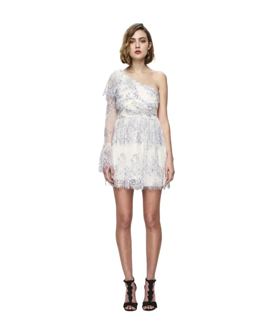 Alice Mccall One-shoulder Dress In White