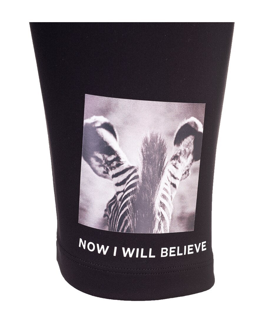 Burberry Montage Printed Cycling Shorts In Black
