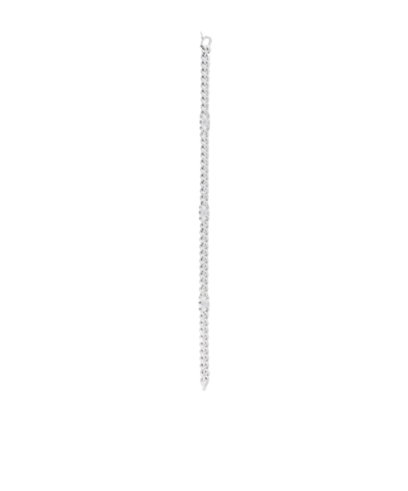 Celine Triomphe Small Bracelet In White