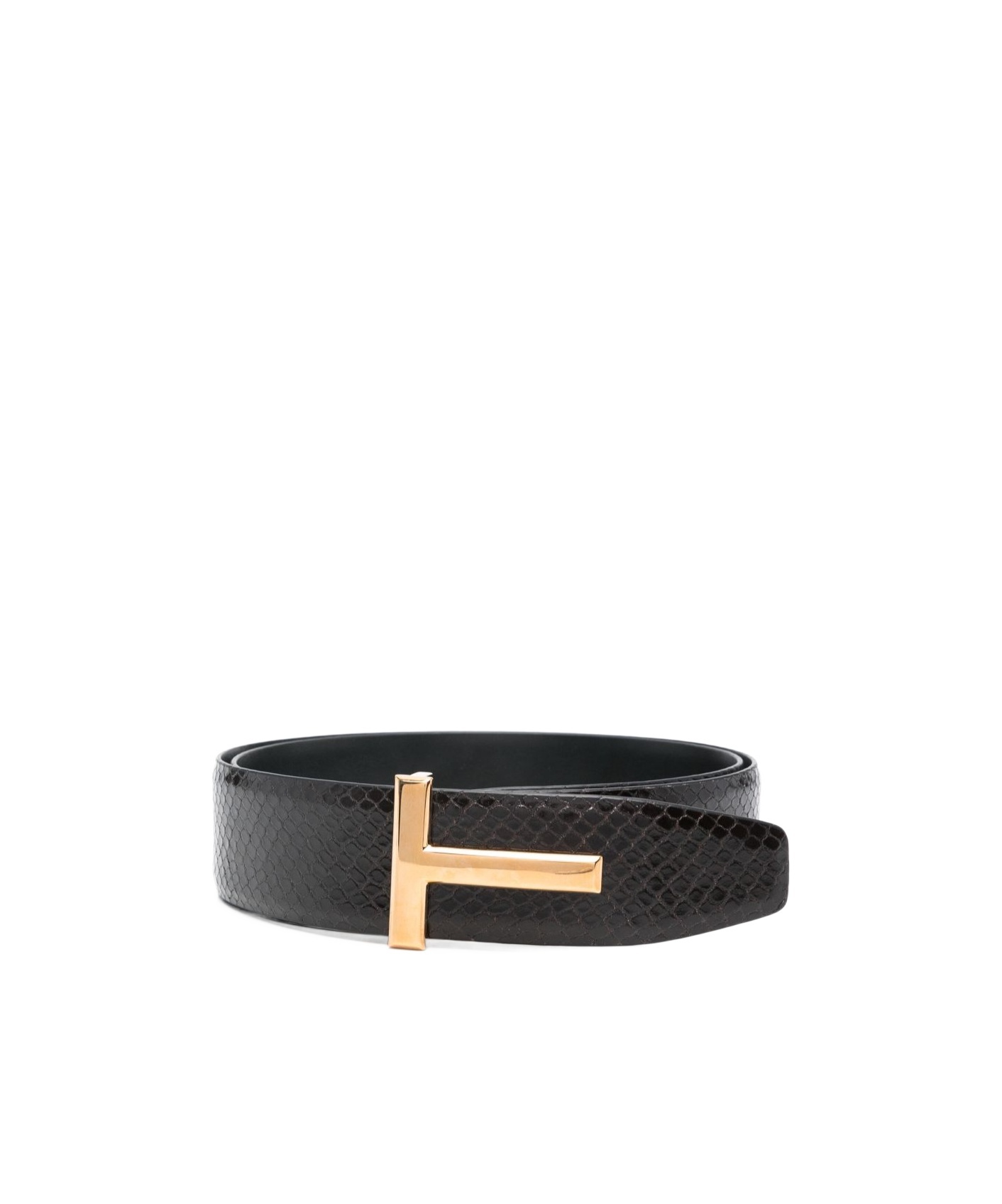 Tom Ford Buckle Belt In Black