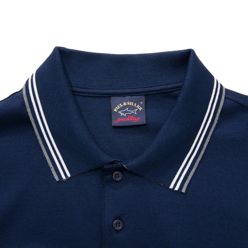PAUL & SHARK LOGO DETAILS POLO SHIRT