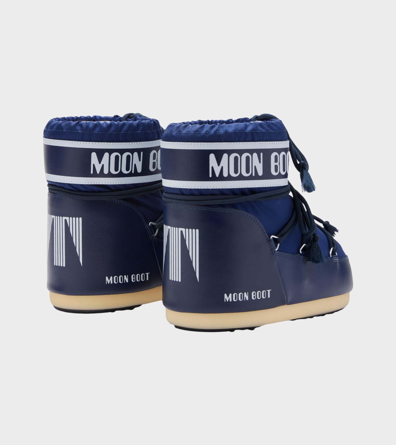 Moon Boot Round-toe Snow Boots In Blue