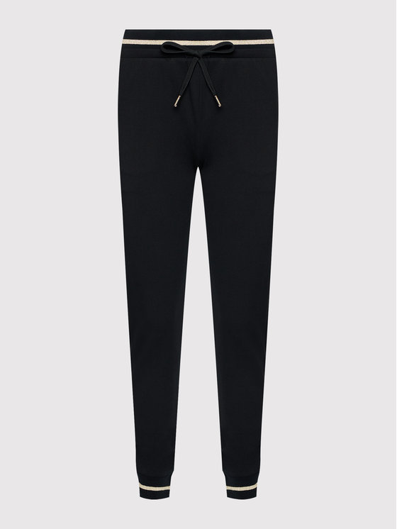 Shop Ea7 Logo Details Sports Suit In Black