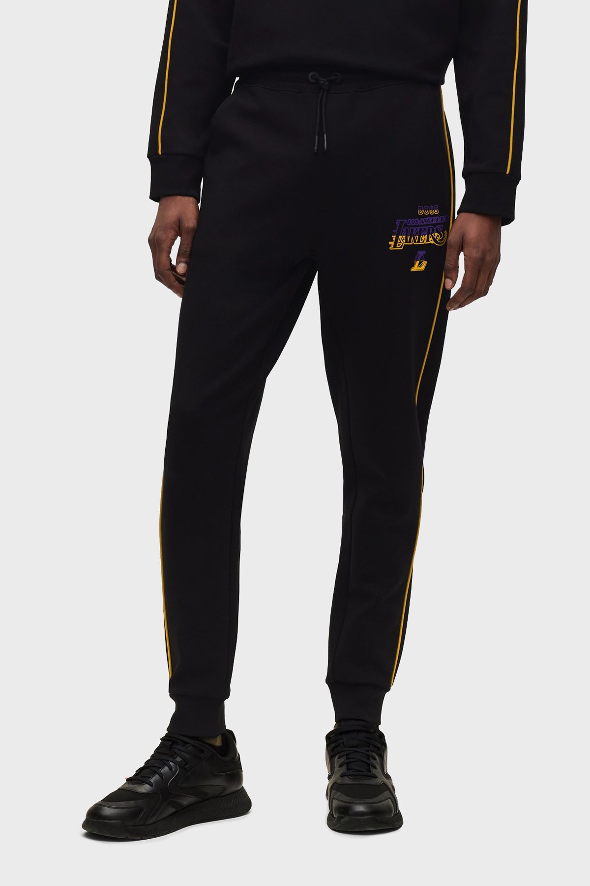 Hugo Boss X Nba Los Angeles Lakers Track Pants In Black