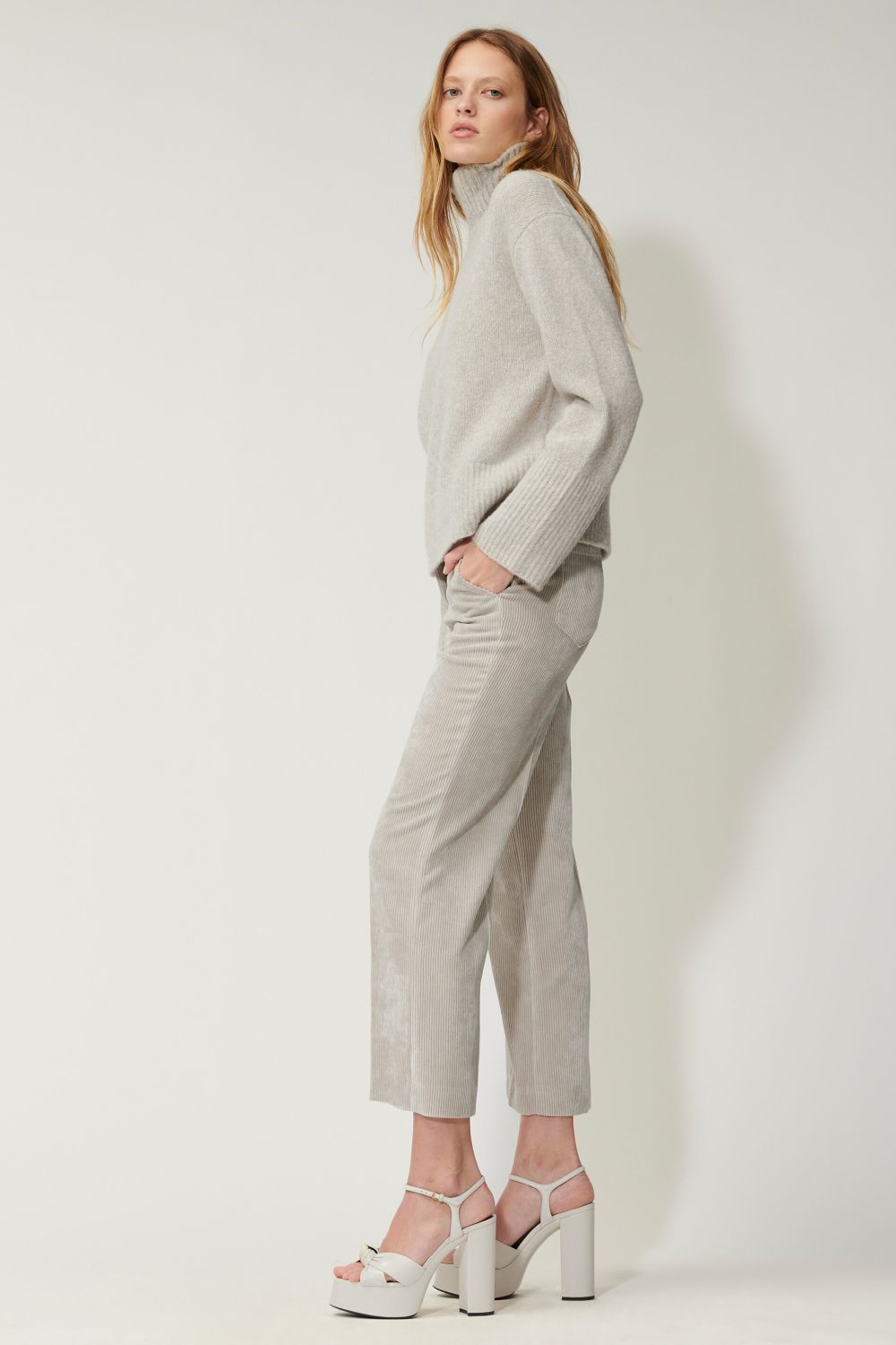 LUISA CERANO HIGH-NECKED WOOL SWEATER