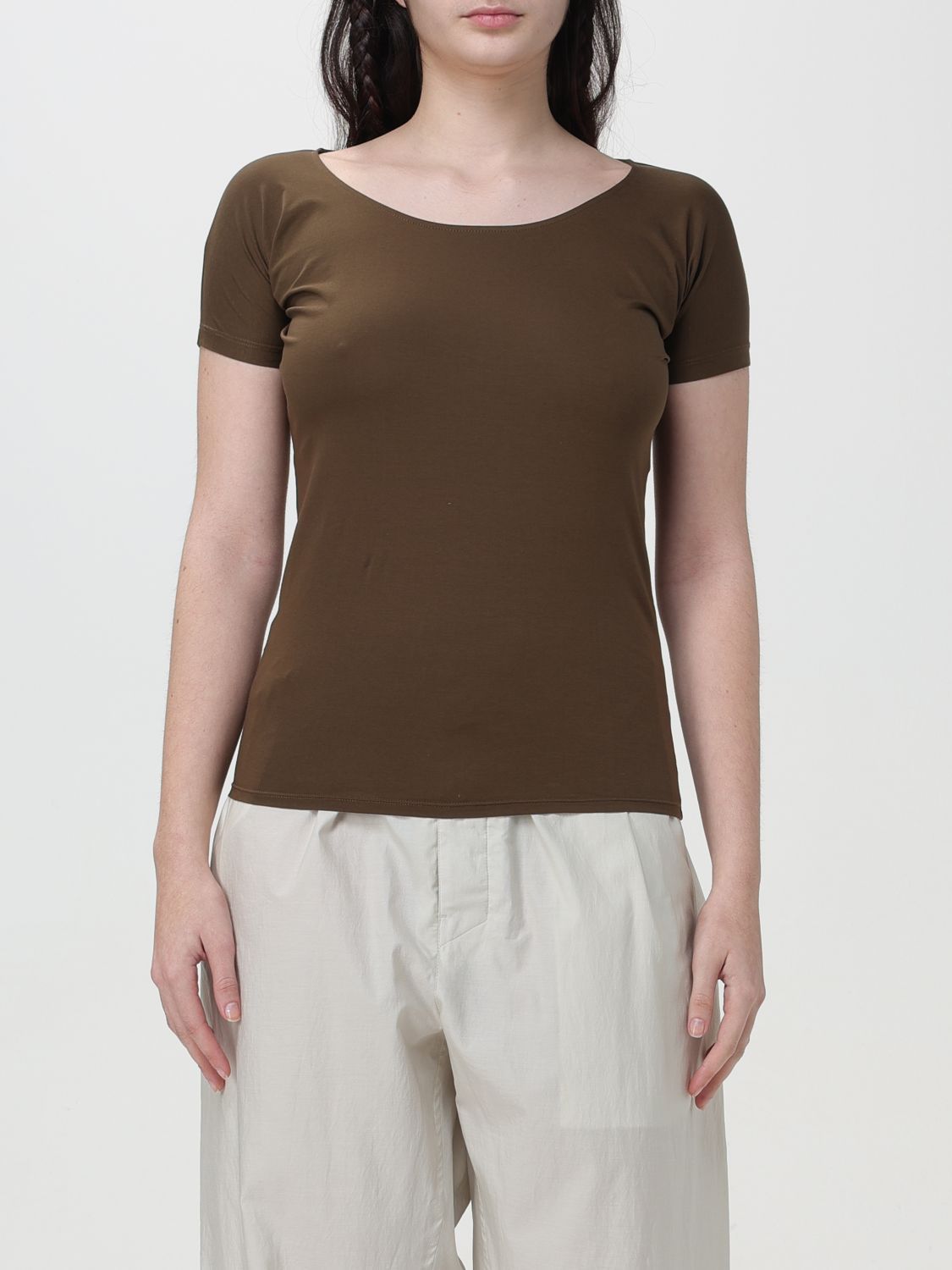 Lemaire Short-sleeved T-shirt In Green