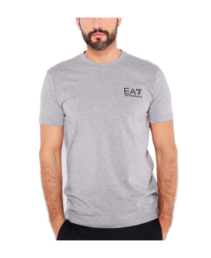 EA7 LOGO ROUND-NECKED T-SHIRT