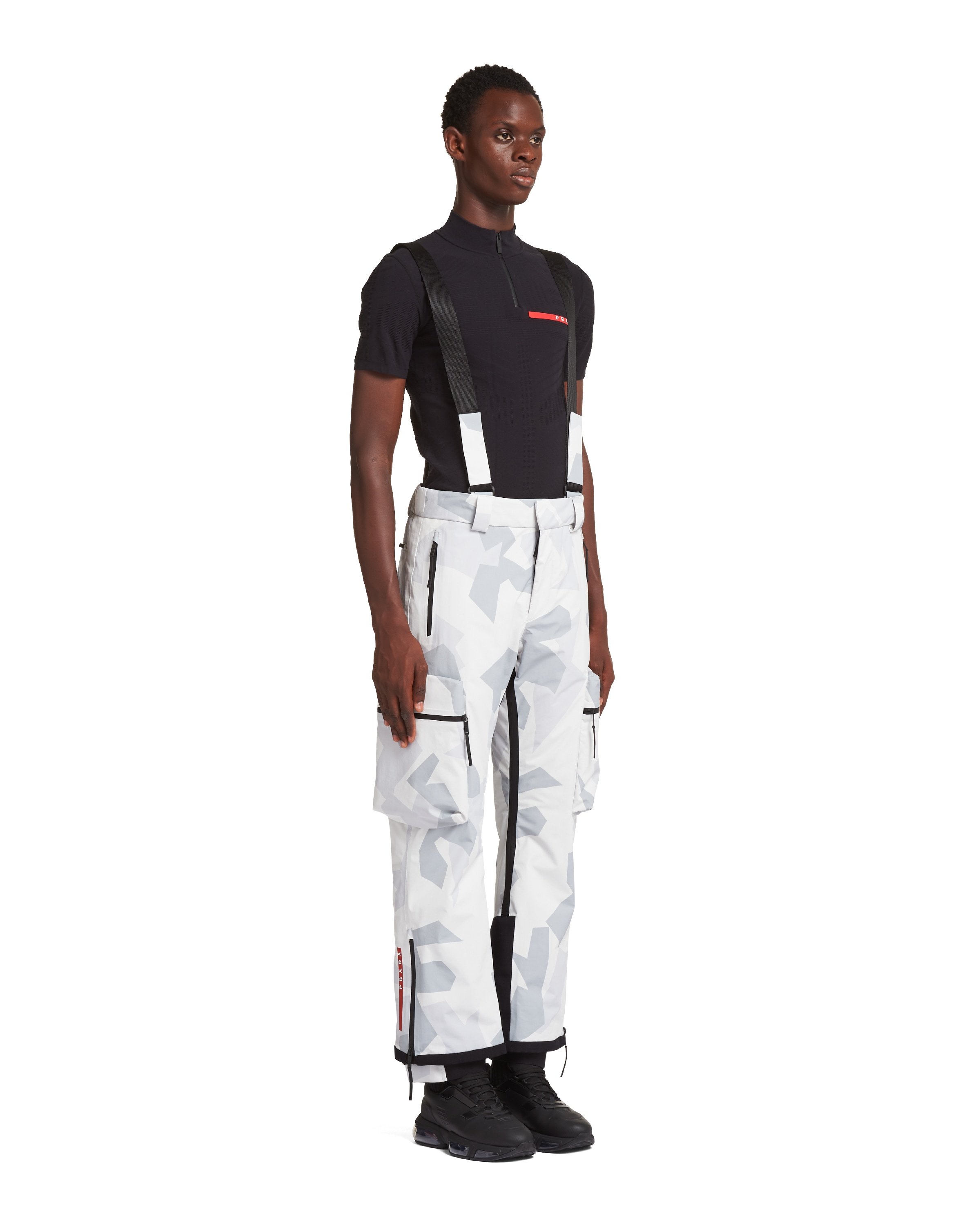 PRADA PRINTED TECHNICAL FABRIC SKI PANTS