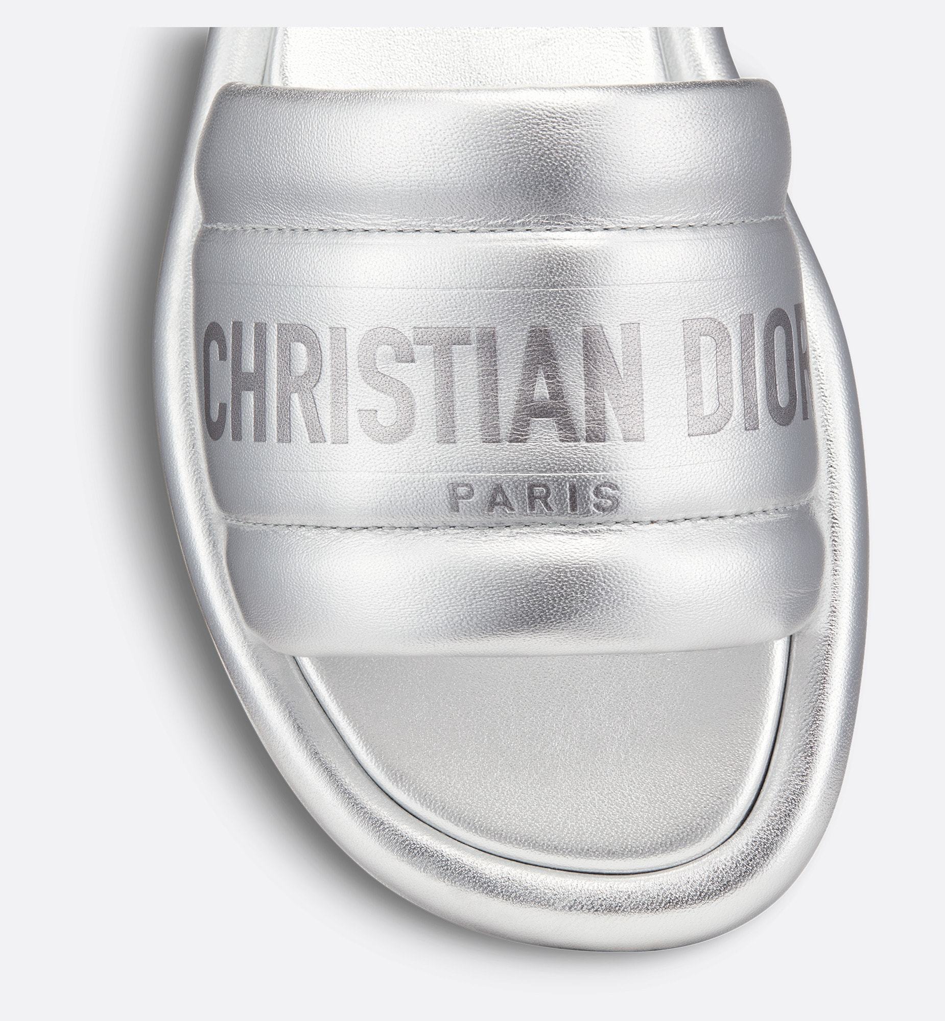 Dior Every-d Flat Slippers In Gray