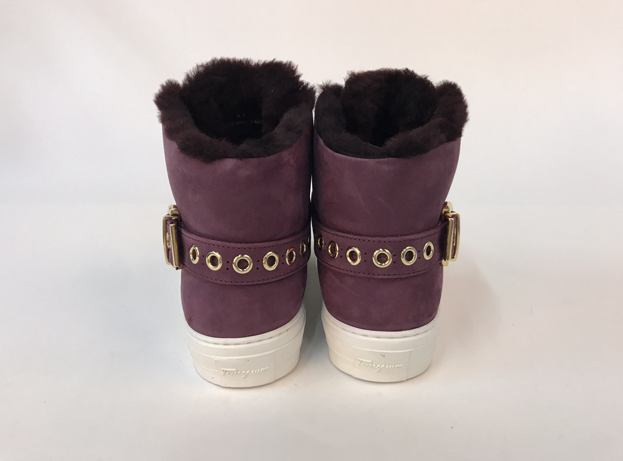 Ferragamo High-top Leisure Sneakers In Multicolor