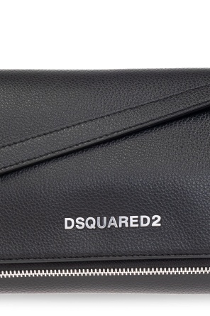 Dsquared2 Neoclassic Pebbled Zipped Messenger Bag