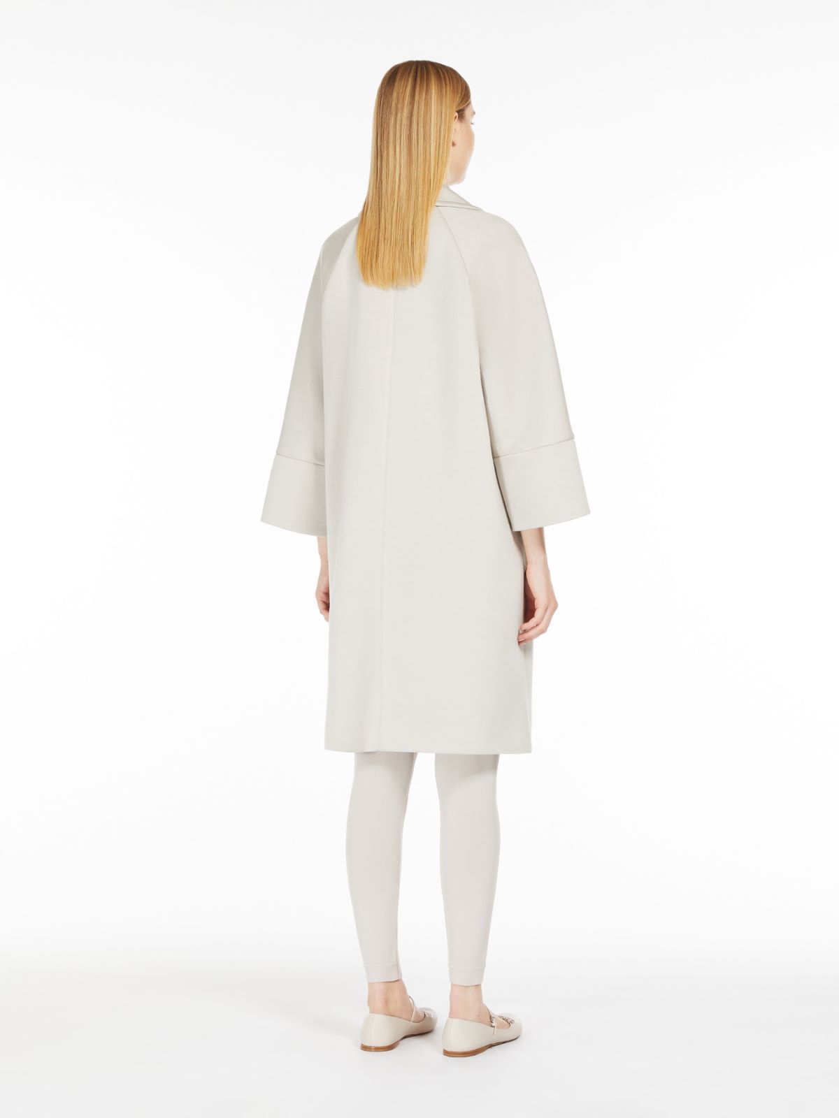 Max Mara Double-breasted Coat In White