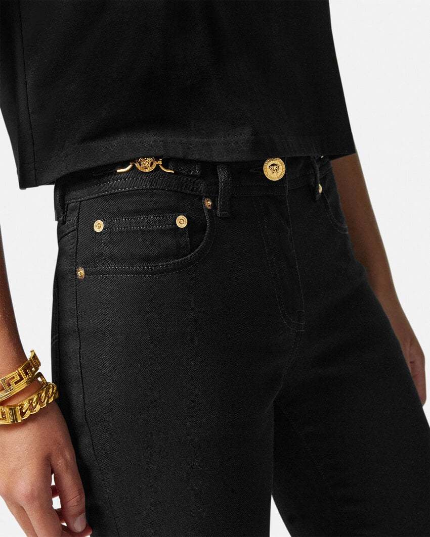 Versace Jean Coupe Classique Medusa '95 In Black