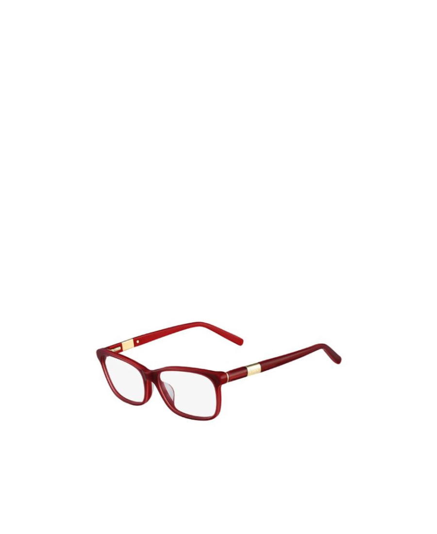 Shop Chloé Logo Flat Mirror In Red