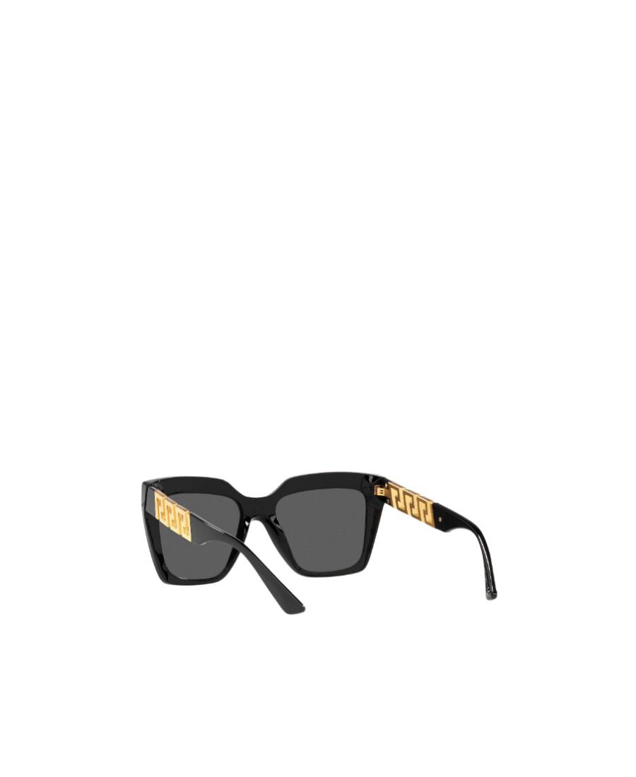 Versace Eyewear Square Frame Sunglasses In Gray