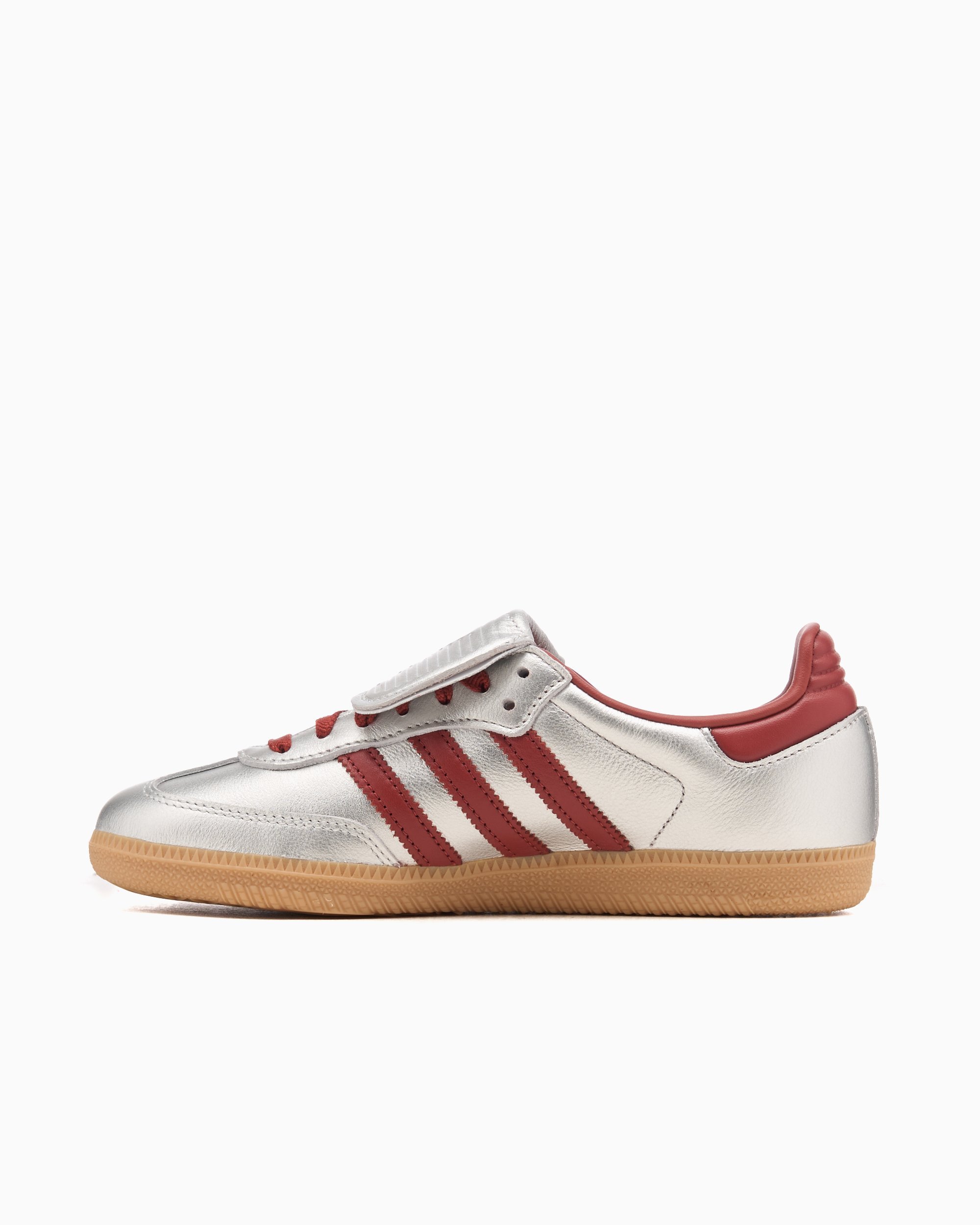 Adidas Originals Samba Lt Sneakers In Silver Leather In White