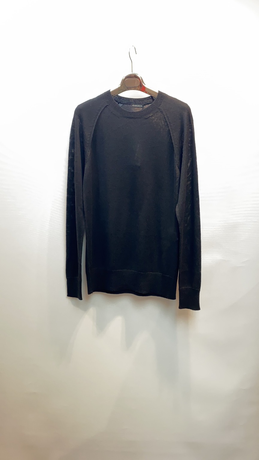 Ann Demeulemeester Logo Sweater In Black