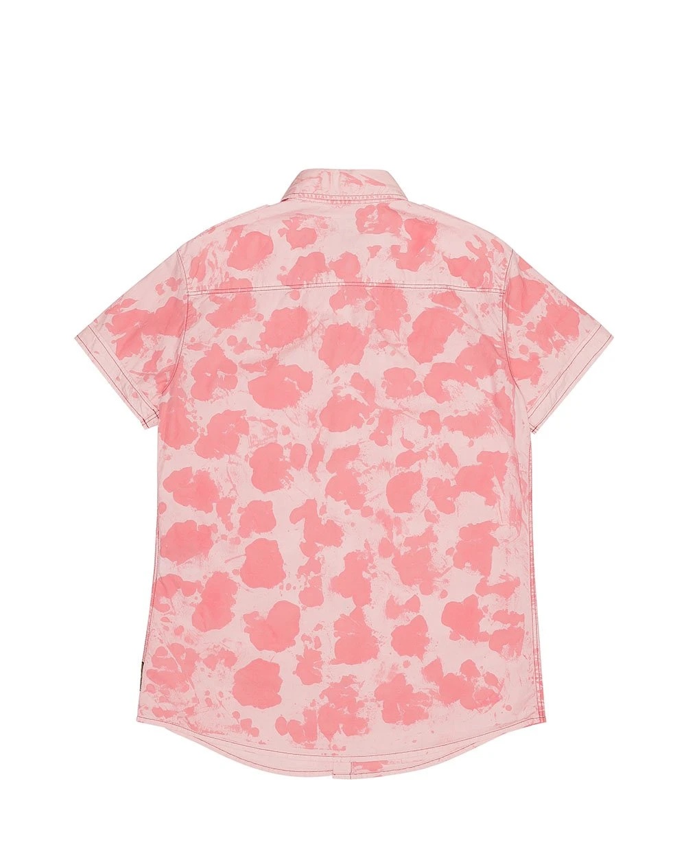 Shop Armani Jeans Printed Short-sleeved Shirt In Pink